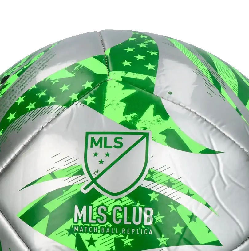 Fotbalový míč Adidas MLS 2025 Club velikost 5 stříbrný