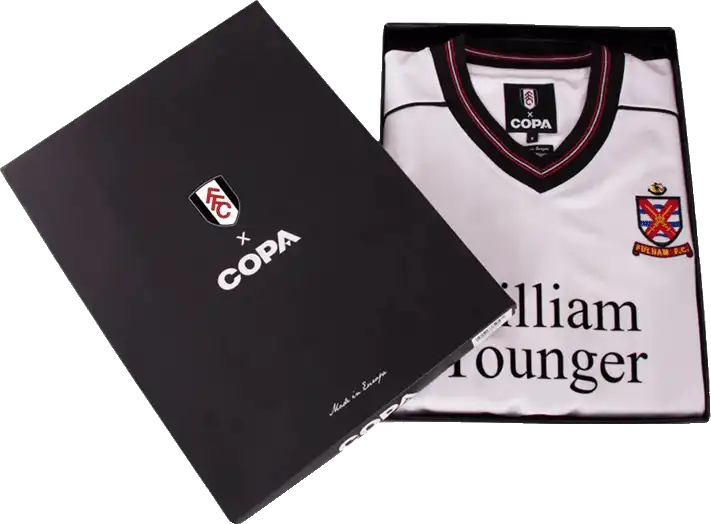 Pánský fotbalový retro dres COPA Fulham FC 84/85 bílý