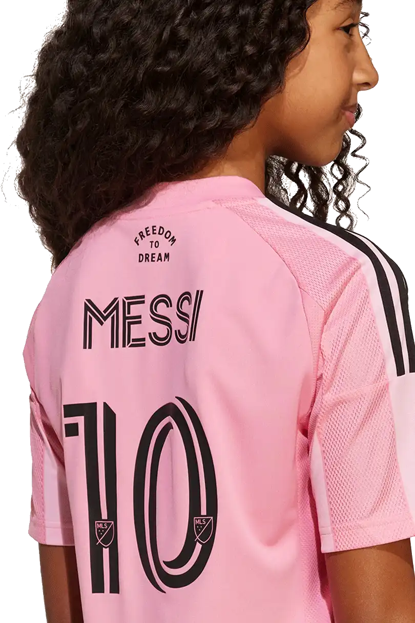 Dětský domácí dres Adidas Inter Miami Messi 10 CF 25/26 růžový