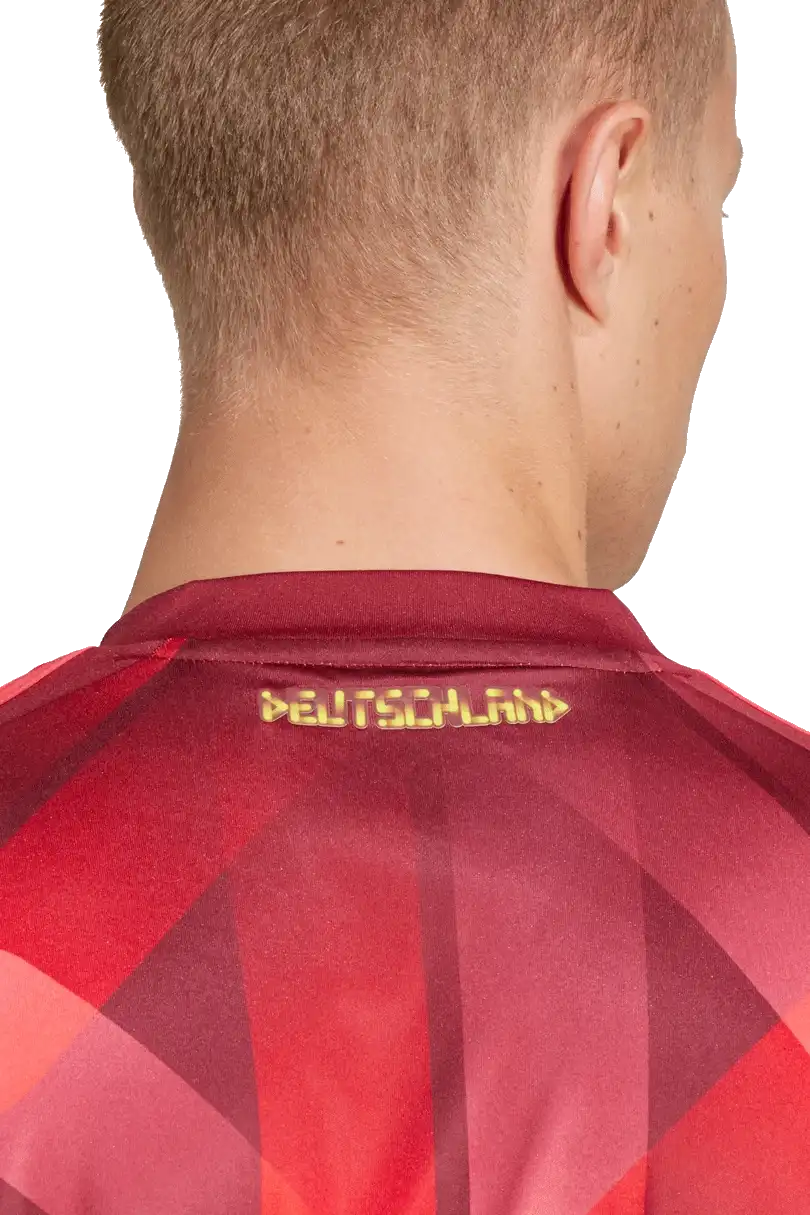 Pánský venkovní fotbalový dres Adidas Německo 25/26 bordo