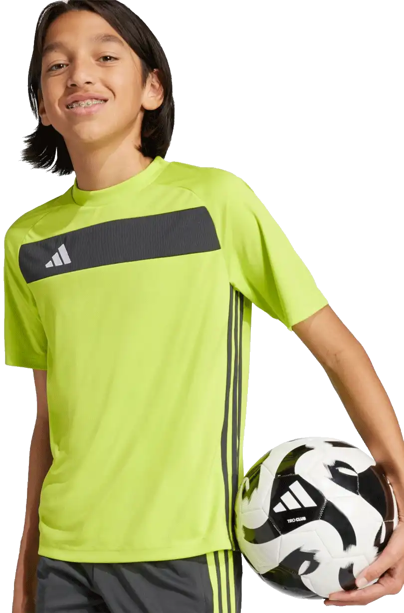 Dětský fotbalový dres Adidas Tiro 25 Essentials limetka