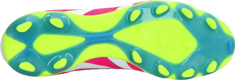 Pánské kopačky lisovky Adidas Predator Pro MG bílo-růžové