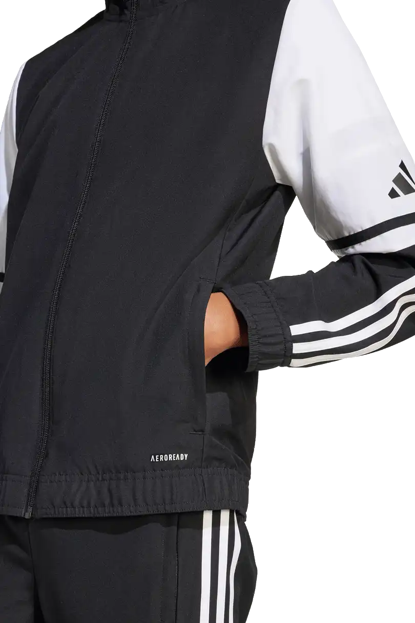Dětská bunda Adidas Squadra 25 Presentation černá