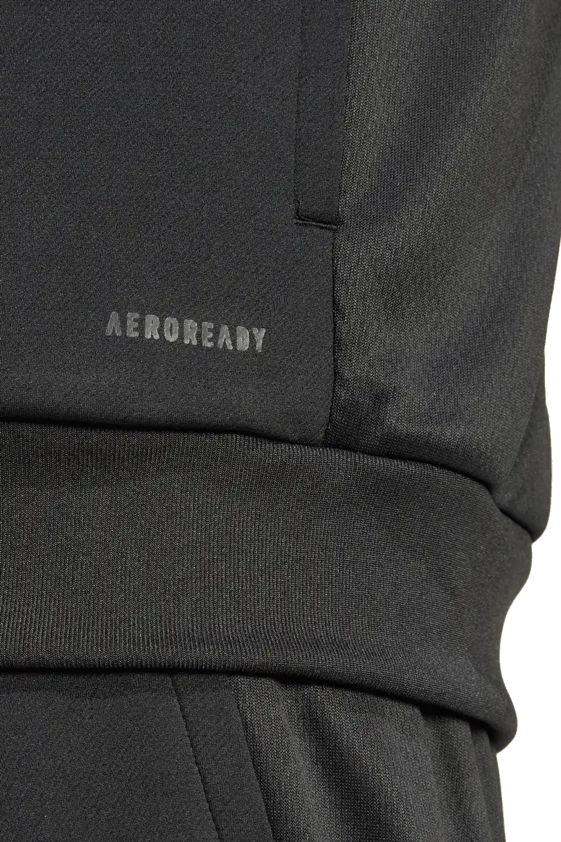 Pánská pohodlná mikina s kapucí Adidas Tiro 25 Travel FZ černá