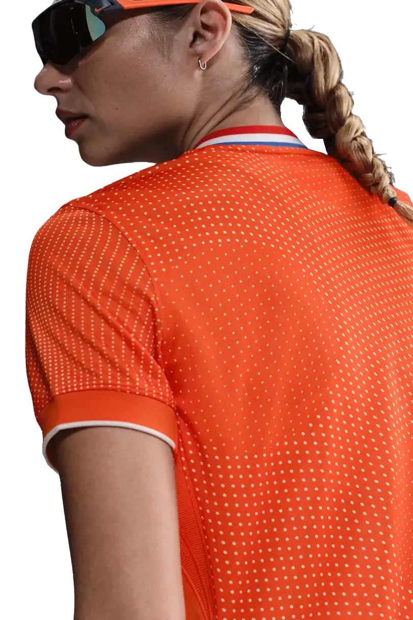 Dámský domácí fotbalový dres Nike Nizozemí 25/26 oranžový