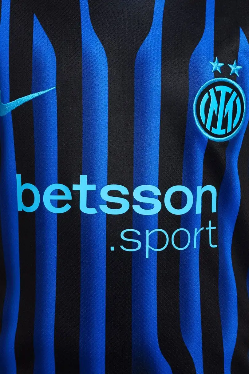 Dětský domácí fotbalový dres Nike Inter Milan 25/26 modro-černý