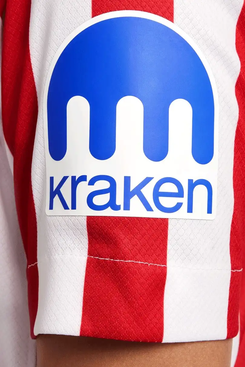 Dětský domácí fotbalový dres Nike Atletico Madrid 25/26 bílo-červený
