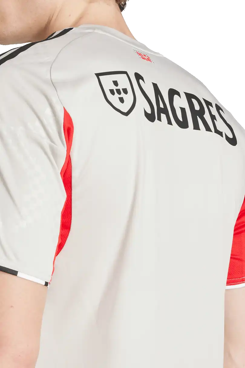 Pánský venkovní fotbalový dres Adidas SL Benfica 25/26 béžový
