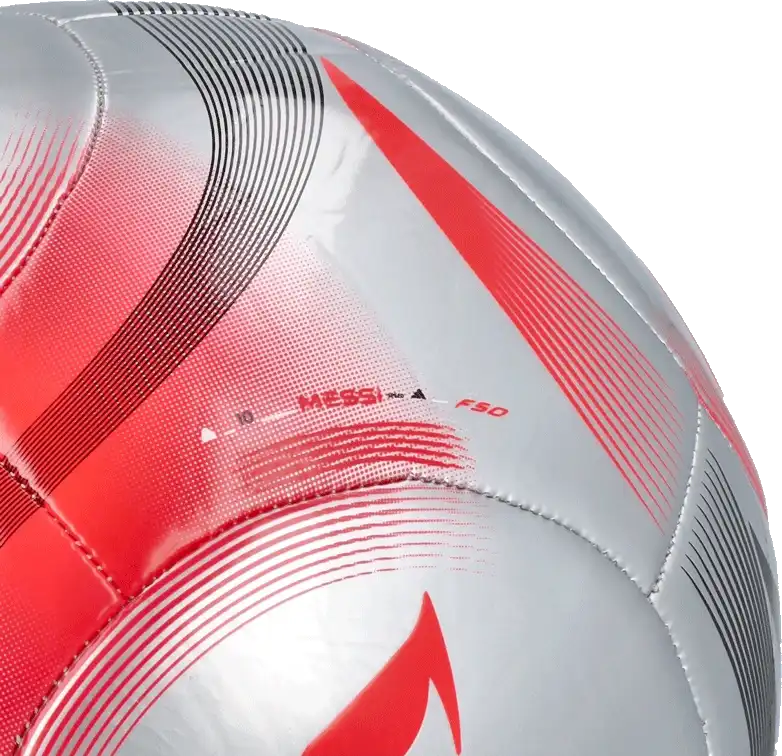 Fotbalový míč Adidas Messi Club velikost 5 stříbrný2