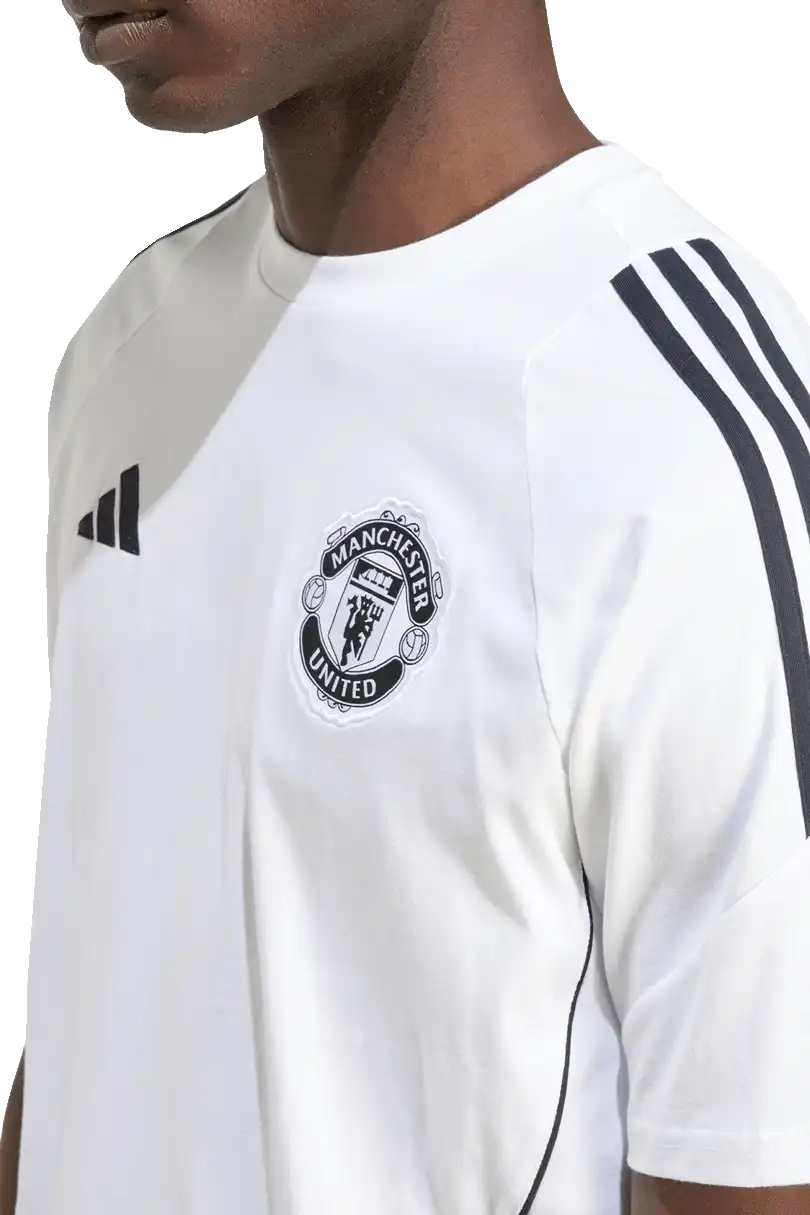 Pánské tričko Adidas Manchester United 25/26 Tee bílé