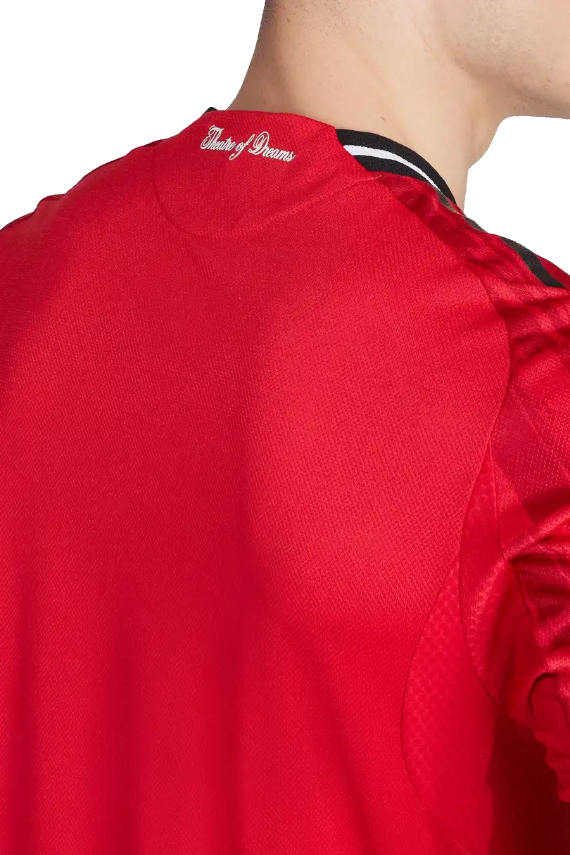 Pánský domácí zápasový dres Adidas Manchester United 25/26 červený