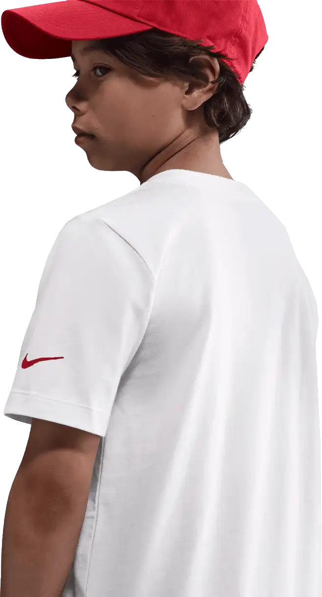 Dětské tričko s krátkým rukávem Nike PSG 25/26 Tee bílé