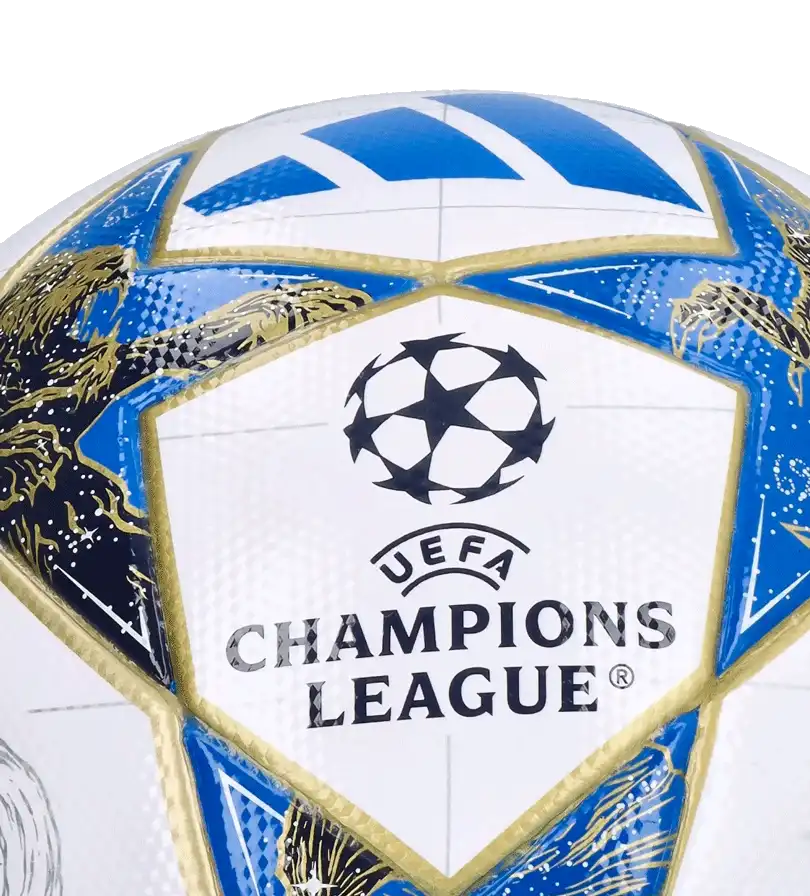 Fotbalový míč Adidas UCL League 25/26 Stage Boxed velikost 4 bílý