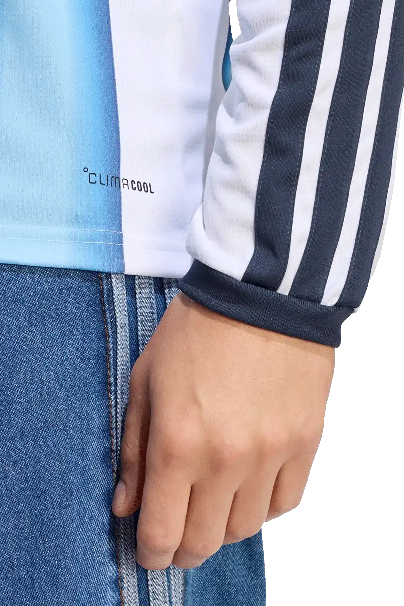 Pánský domácí fotbalový dres Adidas Argentina 2026 DR bílo-modrý