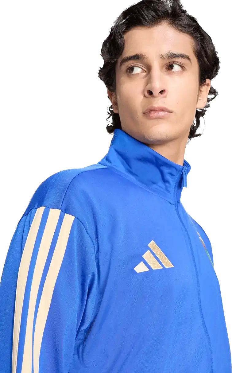 Pánská mikina Adidas Itálie 2026 DNA Track Top modrá
