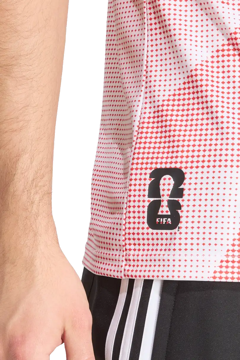 Pánský domácí fobalový dres Adidas Kanada 2026 červený