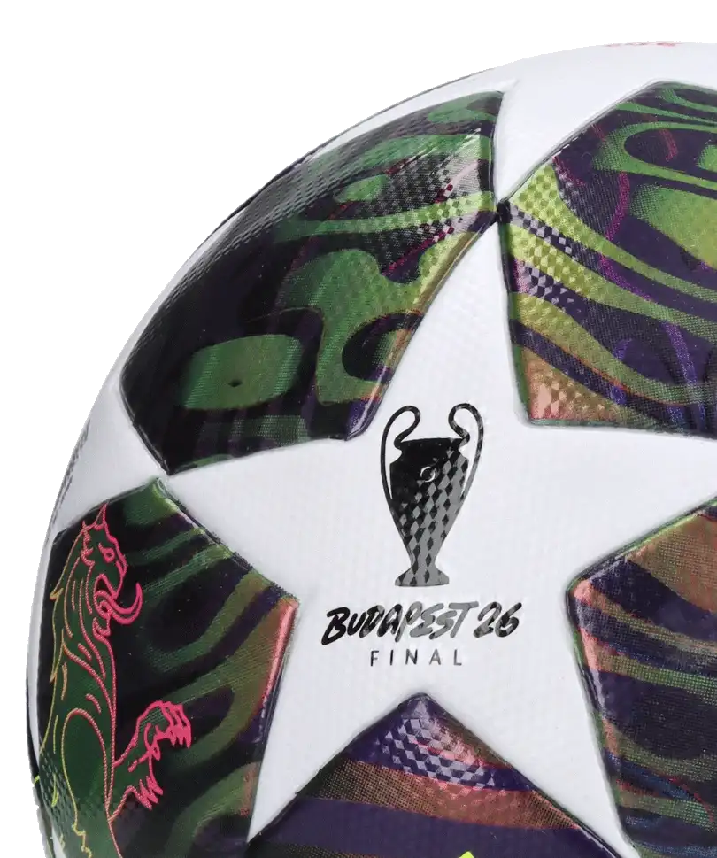 Fotbalový míč Adidas UCL League Box 25/26 Final velikost 5 fialový