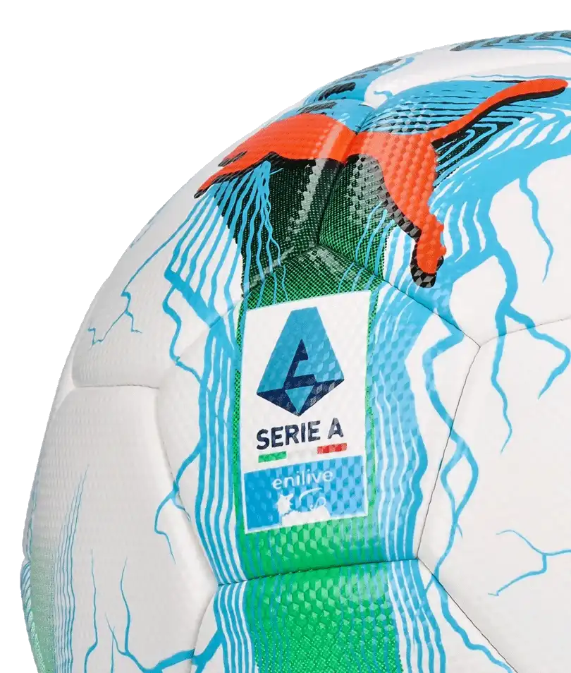 Fotbalový míč Puma Orbita Serie A 25/26 Replica velikost 4 bílý