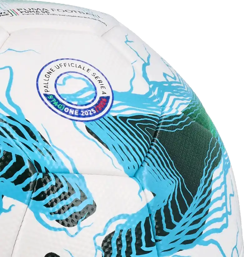 Fotbalový míč Puma Orbita Serie A 25/26 Replica velikost 5 bílý