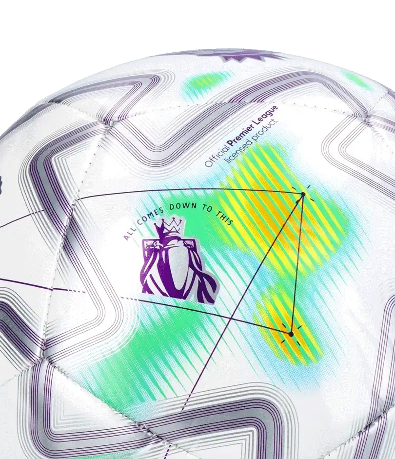 Fotbalový míč Puma Orbita Play Thrill Premier League velikost 5 bílý