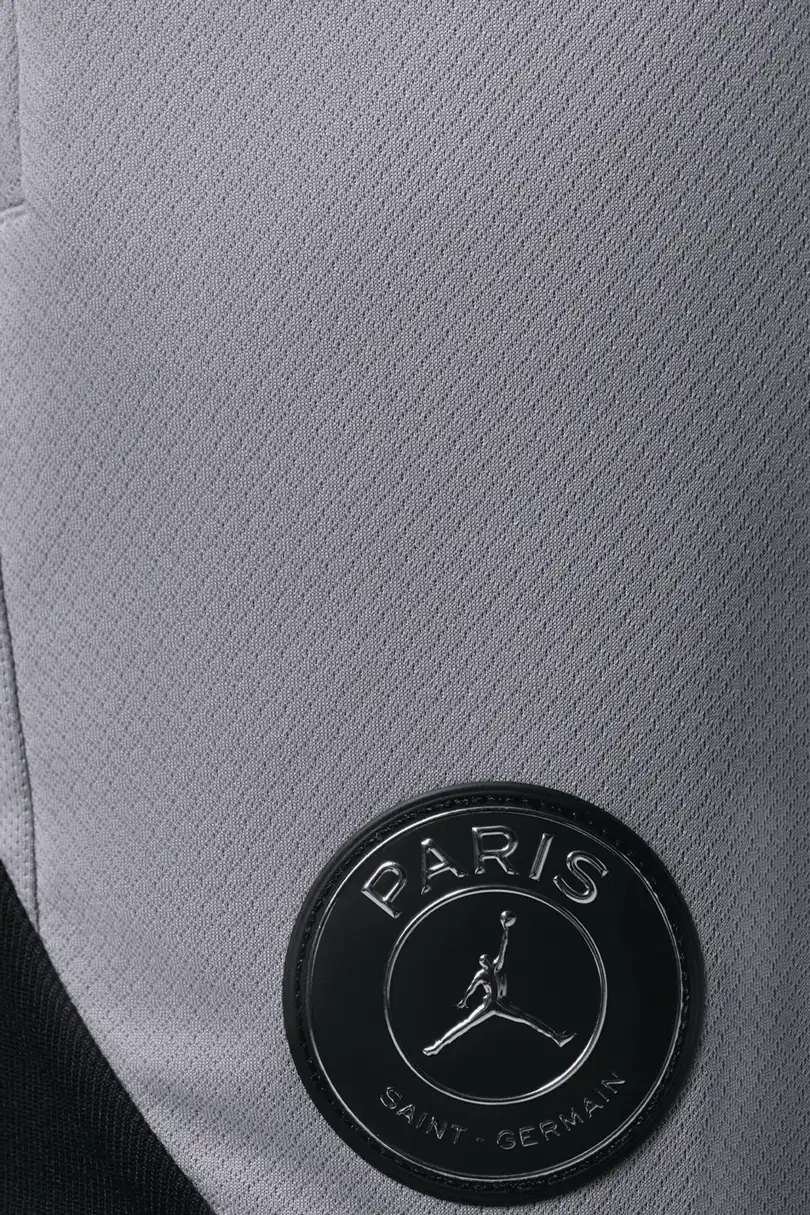 Dětské fotbalové šortky Nike PSG x Jordan 25/26 Strike šedé