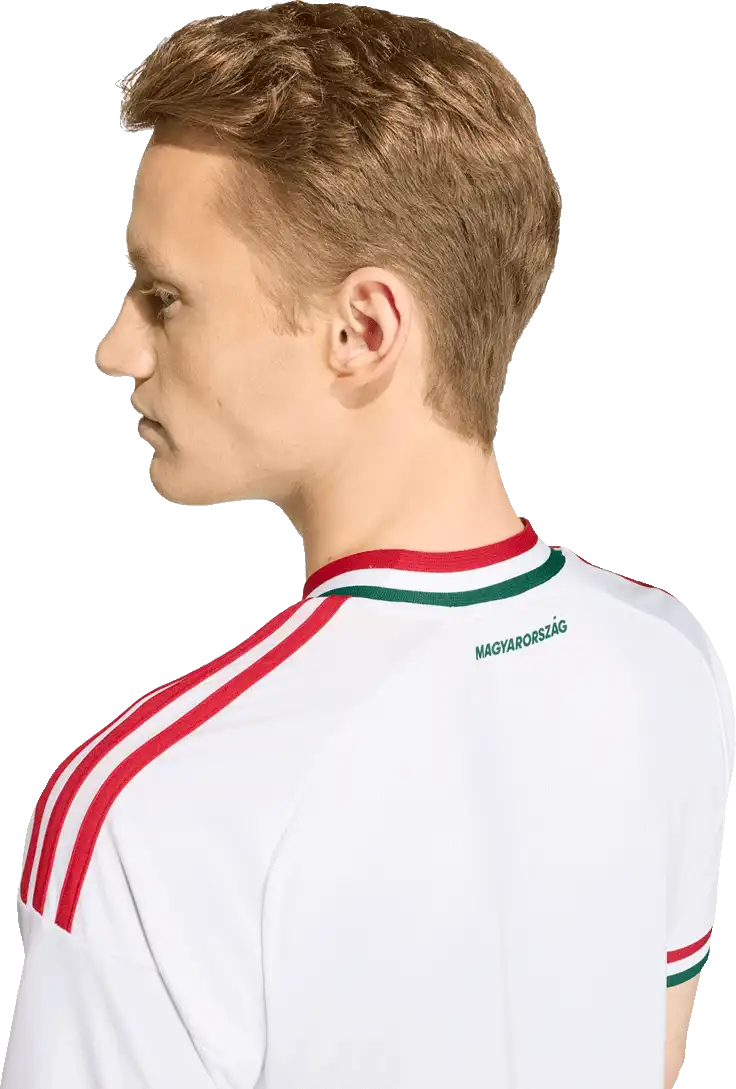 Pánský venkovní fotbalový dres Adidas Maďarsko 2026 bílý