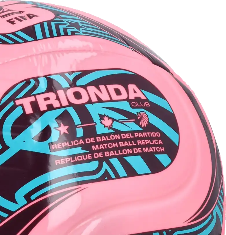 Fotbalový míč Adidas Trionda World Cup 2026 Club velikost 4 růžový