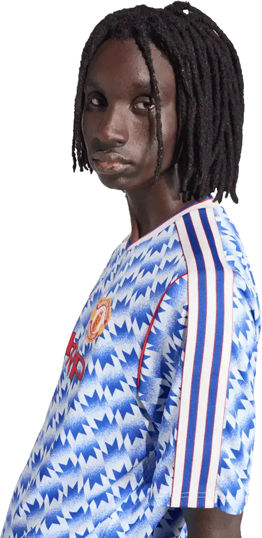 Pánský venkovní retro dres Adidas Manchester United 1990 modrý