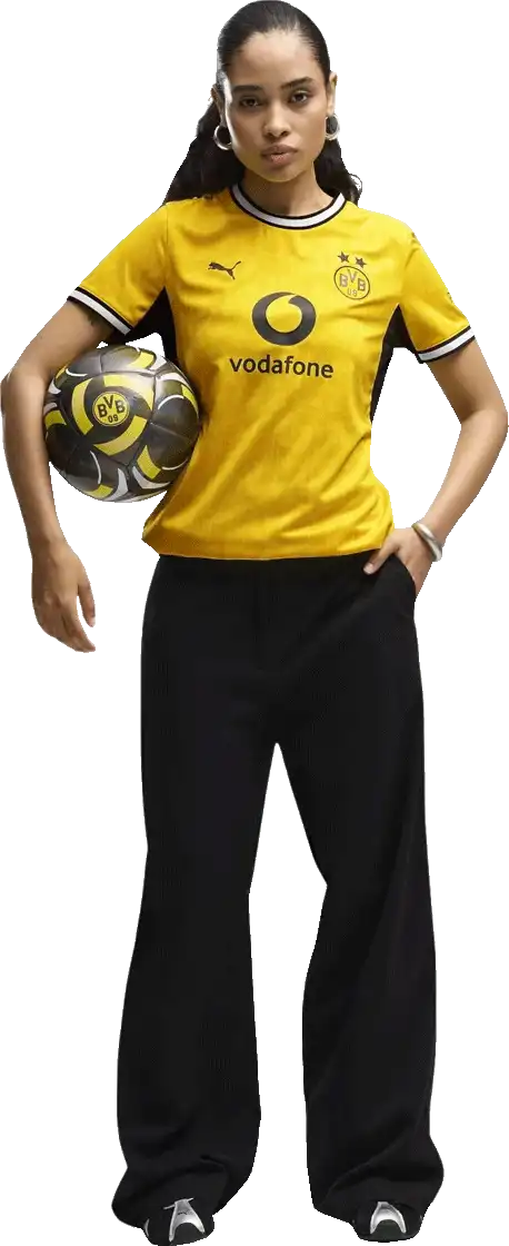 Dámský domácí zápasový dres Puma Borussia Dortmund 26/27 žlutý