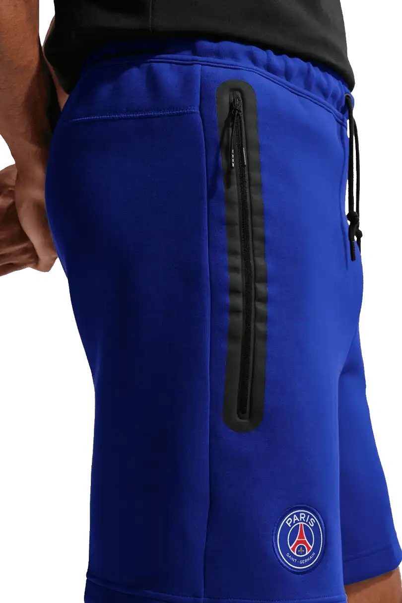 Pánské flísové šortky Nike PSG 26/27 Tech Fleece modré