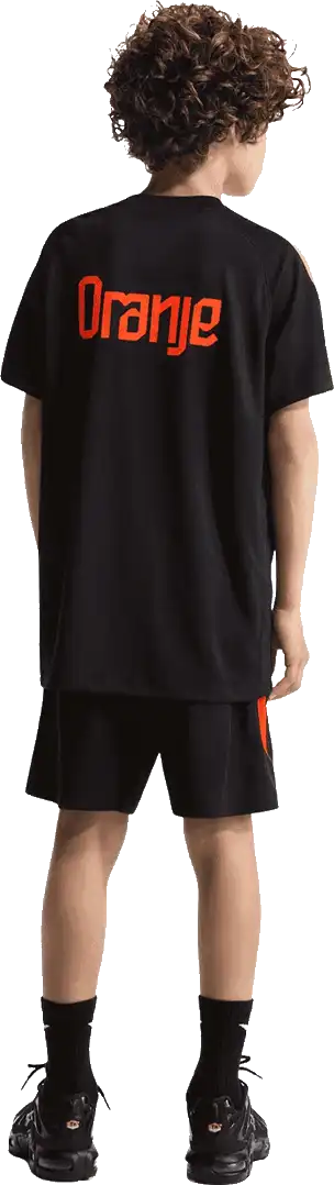 Dětské tréninkové tričko Nike Nizozemí 2026 Strike černé