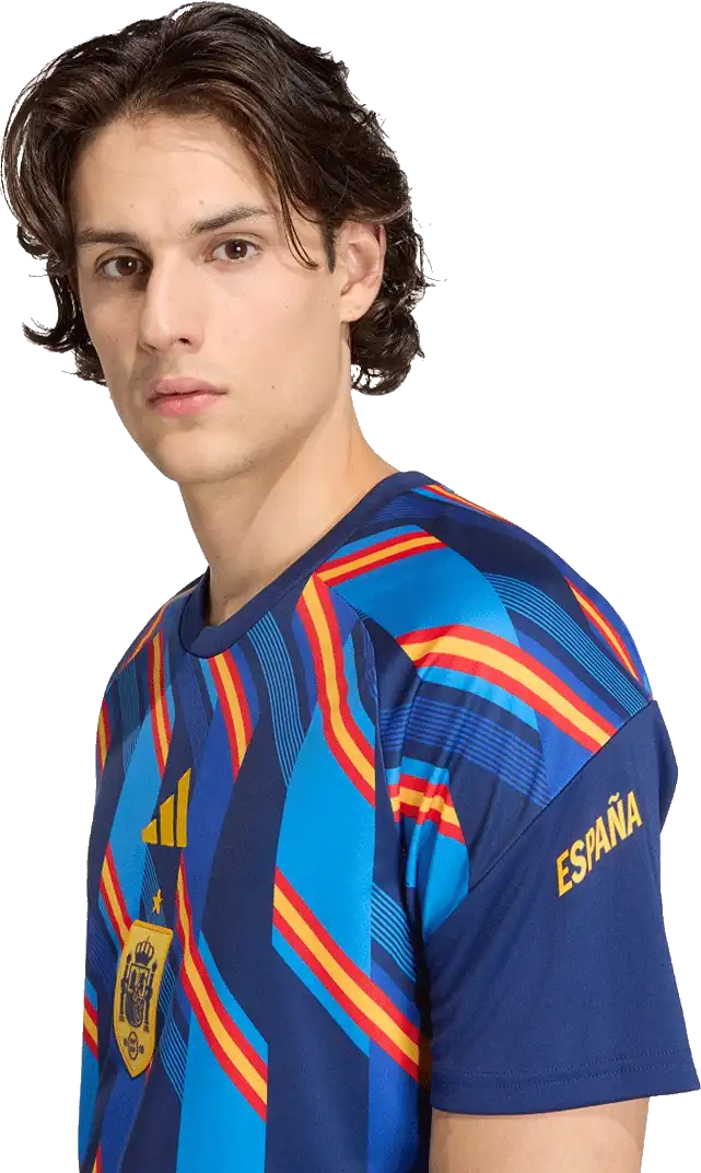 Pánský předzápasový dres Adidas Španělsko 26/27 modrý