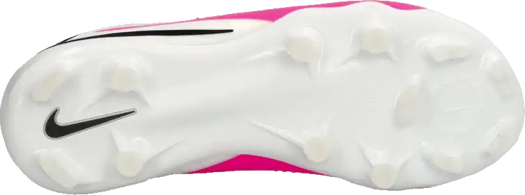 Dětské kopačky lisovky Nike Phantom 6 Low Pro FG bílo-růžové