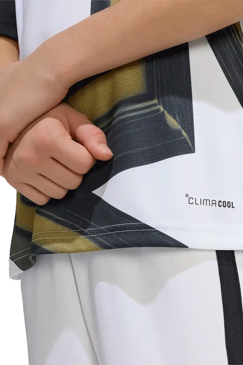 Dětský předzápasový dres Adidas Juventus FC 26/27 bílo-černý