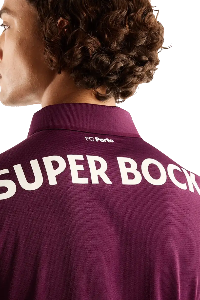 Pánský venkovní fotbalový dres New Balance FC Porto 26/27 bordó