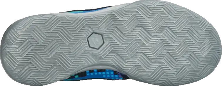 Dětské sálové kopačky Nike x LEGO Streetgato modro-stříbrné