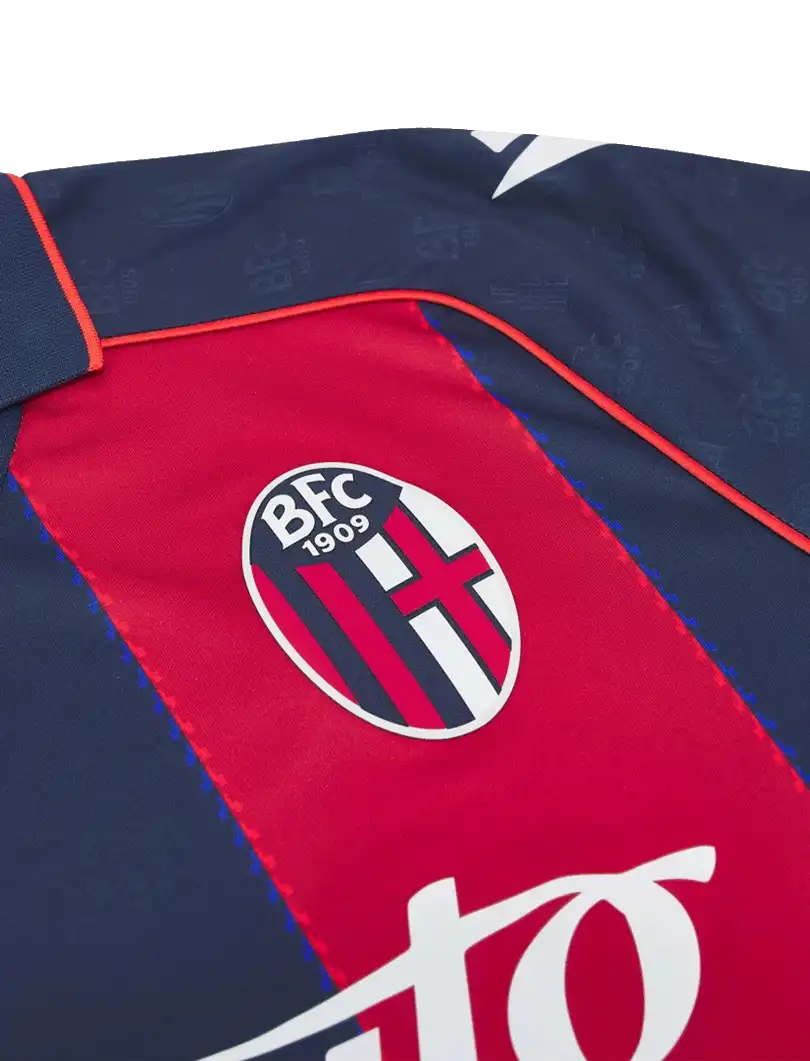 Pánský domácí fotbalový dres Macron Bologna FC 26/27 modro-červený