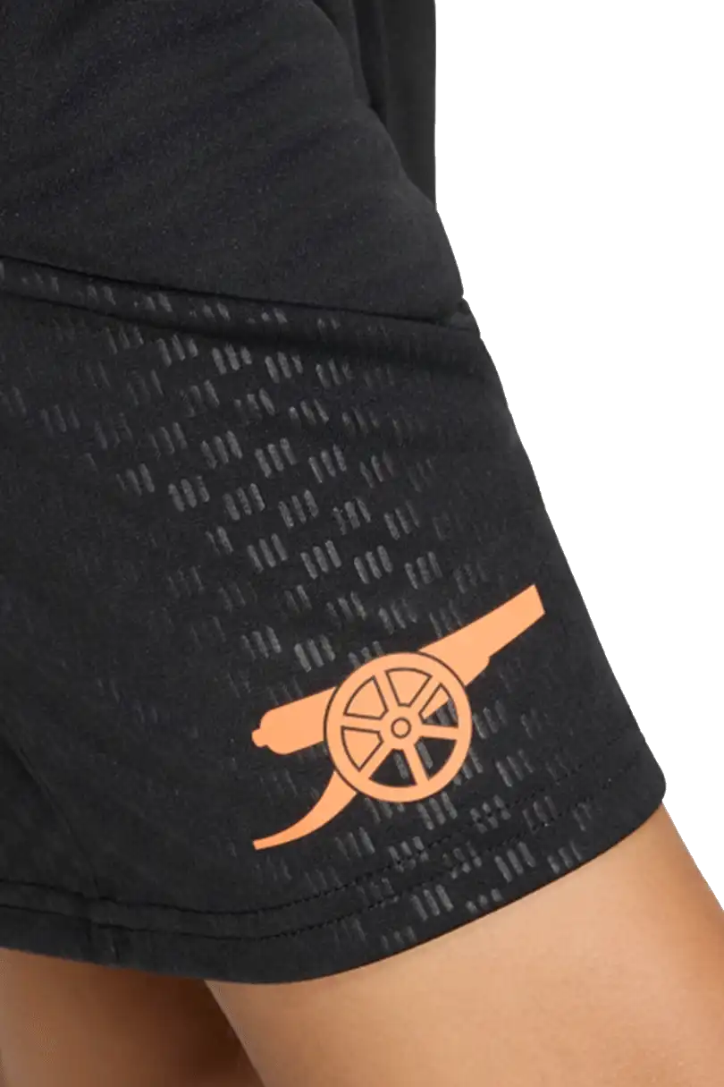 Dětské tréninkové fotbalové šortky Arsenal FC 26/27 černé