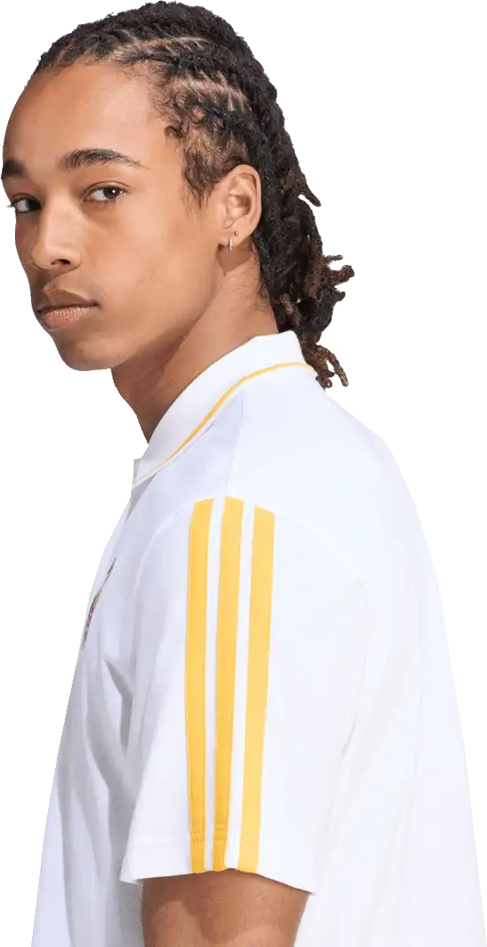 Pánská fotbalová polokošile Adidas Real Madrid 26/27 DNA Polo bílá