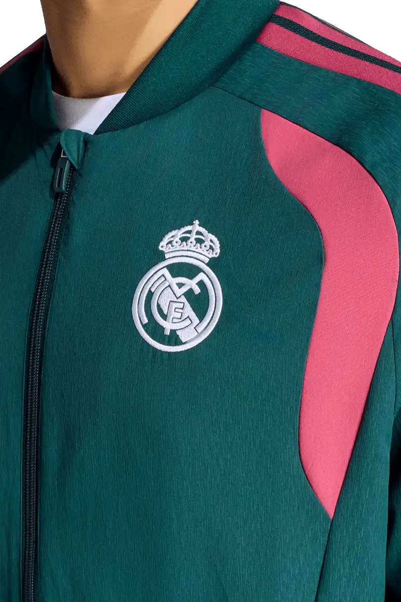 Pánská prezentační bunda Adidas Real Madrid 26/27 Competition zelená