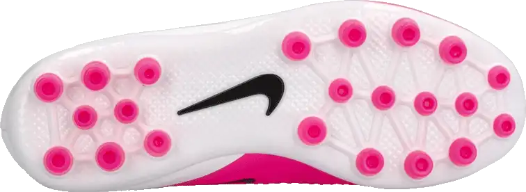 Dětské kopačky lisovky Nike Phantom 6 Low Academy AG bílo-růžové