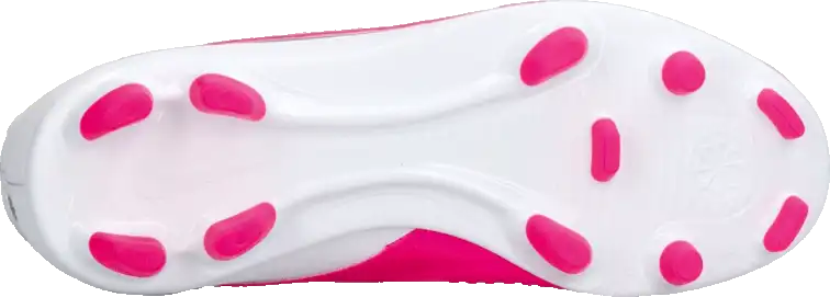 Dětské kopačky lisovky Nike Phantom 6 Low Club FG/MG bílo-růžové