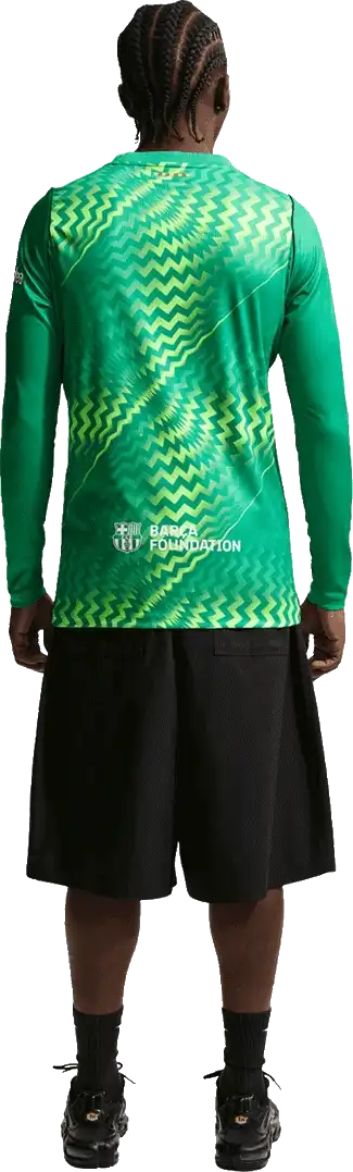 Pánský brankářský dres dlouhý rukáv Nike FC Barcelona 26/27 zelený