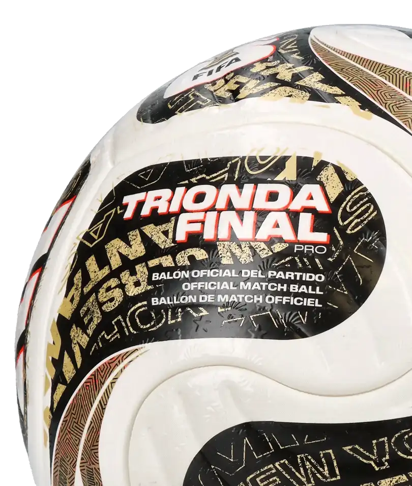 Fotbalový míč Adidas Trionda World Cup 2026 Pro Finals velikost 5 bílo-hnědý