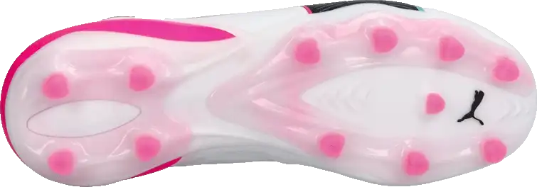 Pánské kopačky lisovky Puma King 20 Pro FG/AG bílo-růžové