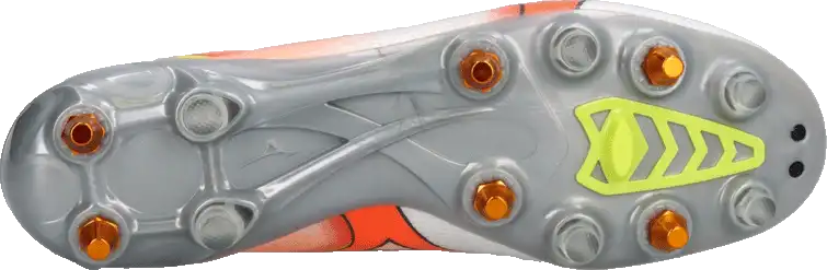 Pánské kopačky kolíky Mizuno Alpha III Japan Mix oranžově-stříbrné