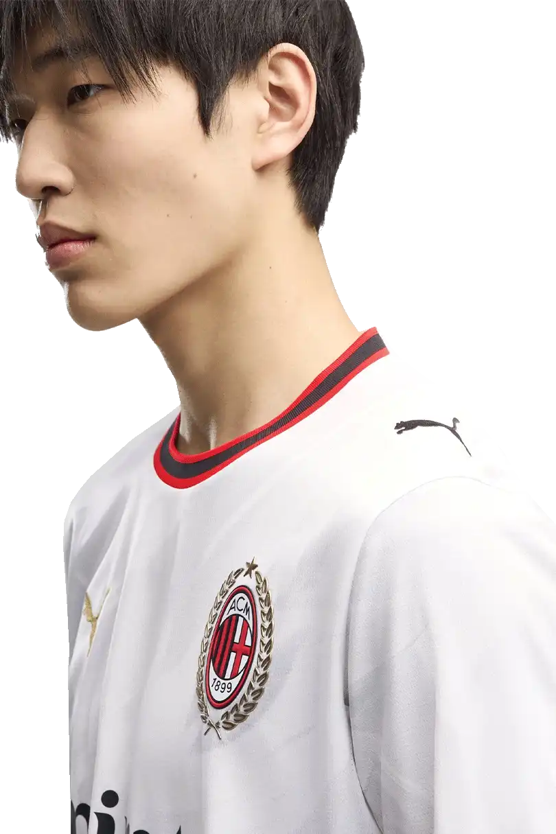 Pánský venkovní fotbalový dres Puma AC Milan 26/27 DR bílý