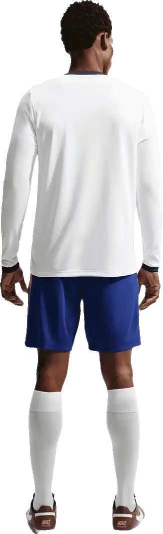 Pánský venkovní fotbalový dres Nike PSG 26/27 dlouhý rukáv bílý