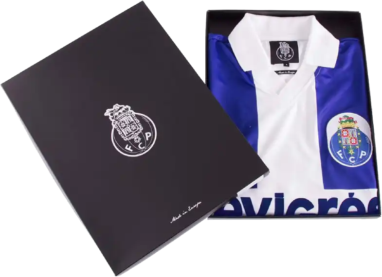 Pánský fotbalový retro dres COPA FC Porto 86/87 modro-bílý