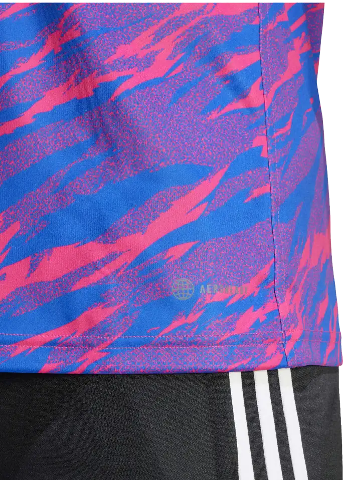 Pánský fotbalový dres Adidas Pogba Training modro-růžový